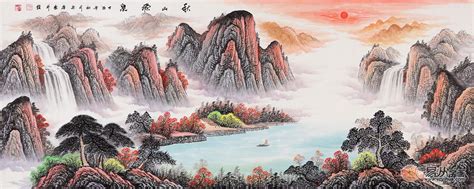 山水画 风水|山水画的风水与龙脉